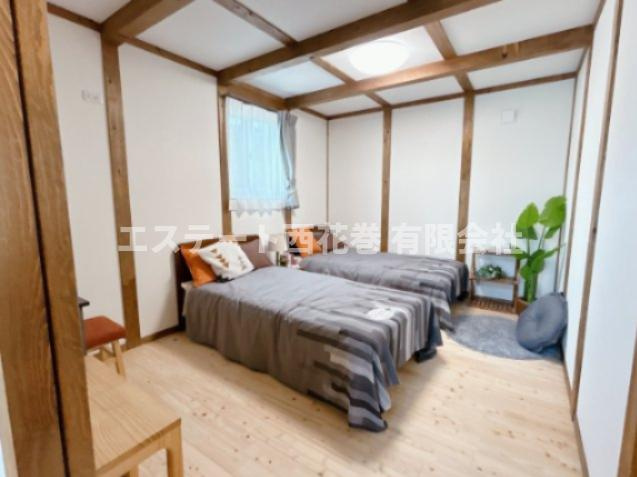 花巻市胡四王一丁目　サイエンスホームの寝室|1階洋室