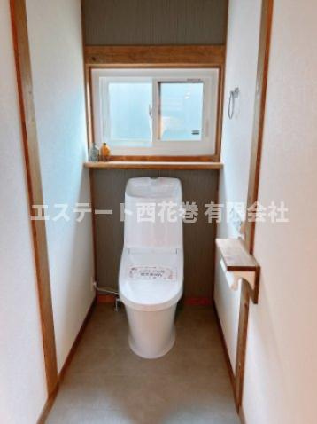 花巻市胡四王一丁目　サイエンスホームのトイレ|2階トイレ