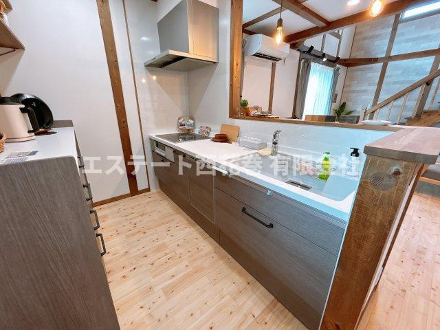 花巻市胡四王一丁目　サイエンスホームのキッチン