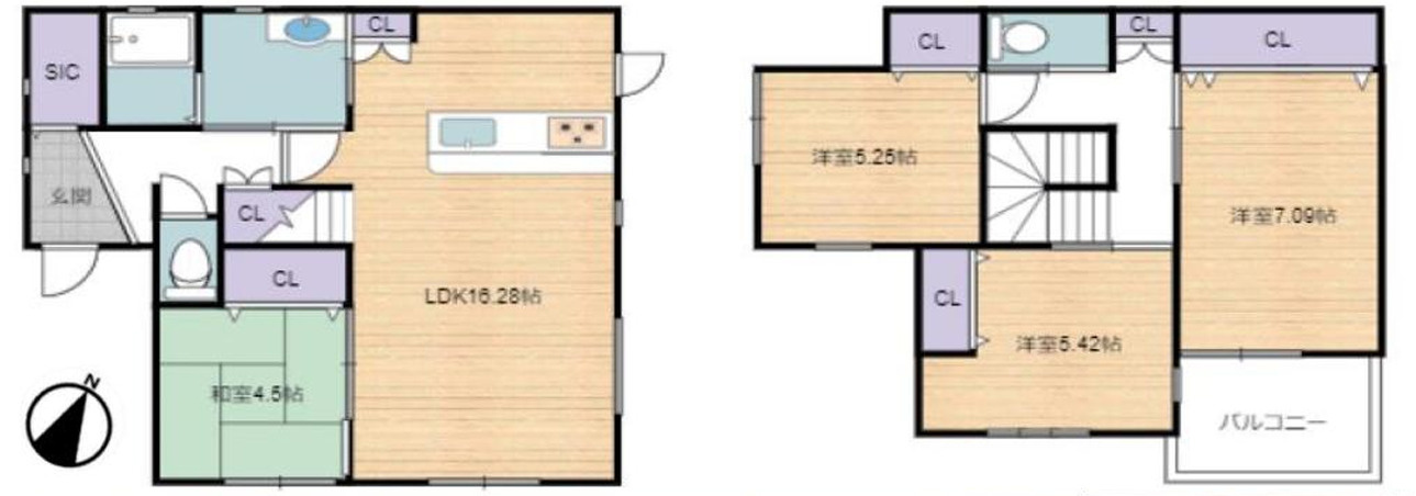 姫路市御立東1丁目の間取り