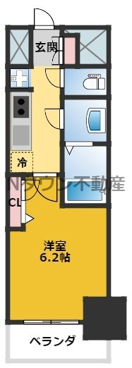 【間取り】 | メイクス矢場町 | 間取りです。