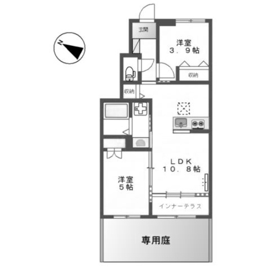 【間取り】 | ブルークラウドＡ