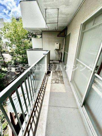 第2千里ハイツのバルコニー