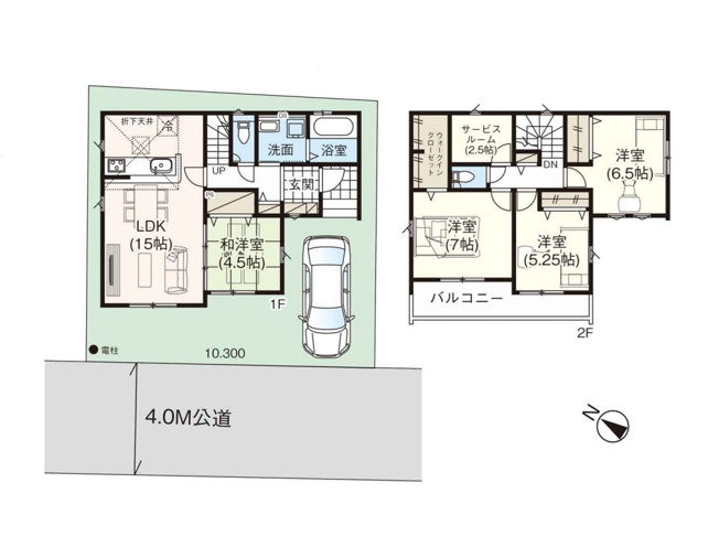 【間取り】 | 和光市南1丁目　新築一戸建住宅（成増店） | ※図面と現況が異なる場合は現況優先となります。