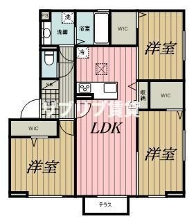D-ROOM若草の間取り