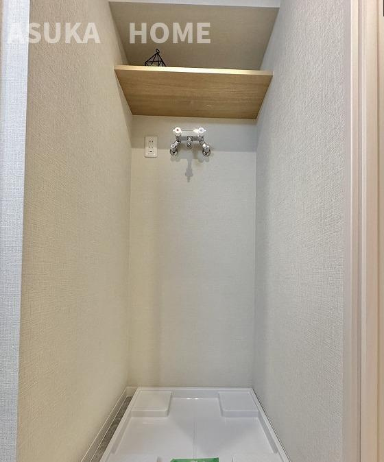 モンテベルデ横浜のランドリースペース|洗濯機置き場です