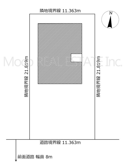 【区画図】 | 北見市美山町新築住宅