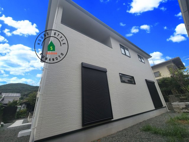 熊本市西区高橋町1丁目第1-2棟（2号棟）　の外観|デザイン性のある外観です。