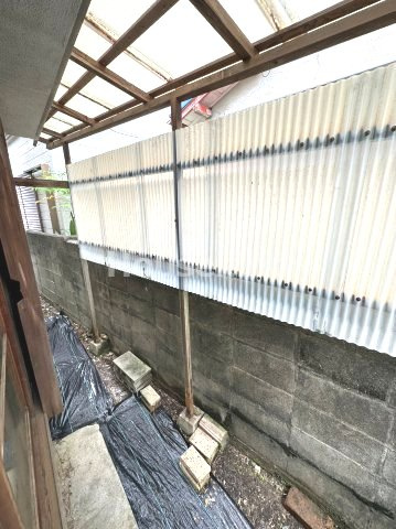 塩屋5丁目長屋(東側)のバルコニー|同タイプ参考写真