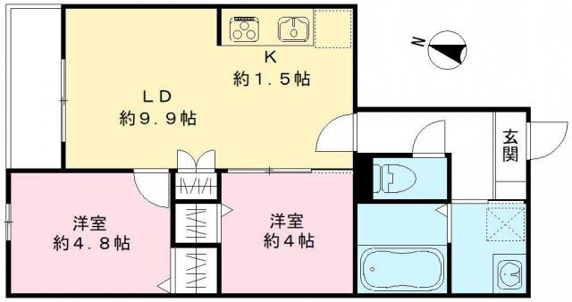 【間取り】 | ハーモニー多摩平