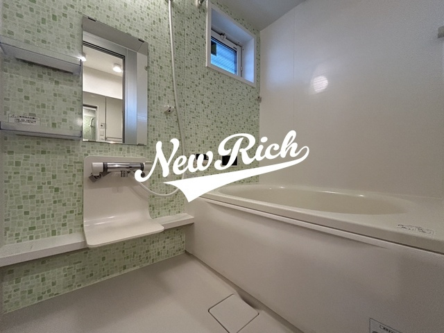 前橋市北代田町のアパートの浴室