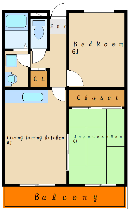 西明石グランドハイツの間取り