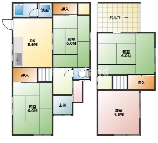 東国分戸建の間取り