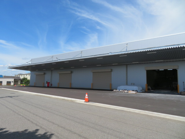 邑楽郡大泉町大字吉田の倉庫の外観