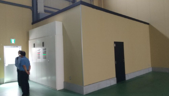 邑楽郡大泉町大字吉田の倉庫の和室