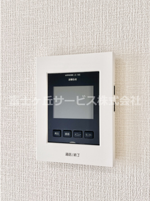 【セキュリティ】 | 富士宮市万野原新田 29期 新築一戸建て 2号棟 | TVモニター付きインターフォンです