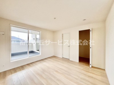 【寝室】 | 富士宮市万野原新田 29期 新築一戸建て 3号棟 | 8帖の寝室です