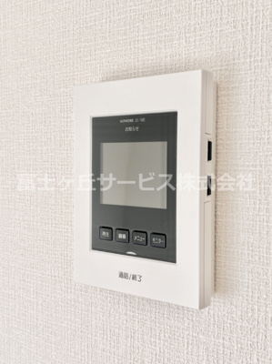 【セキュリティ】 | 富士宮市万野原新田 29期 新築一戸建て 3号棟 | TVモニター付きインターフォンです