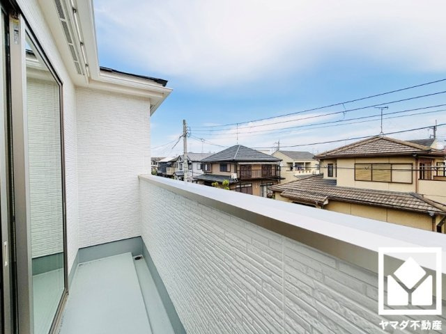 大津市桜野町１丁目　1期　3号地のバルコニー