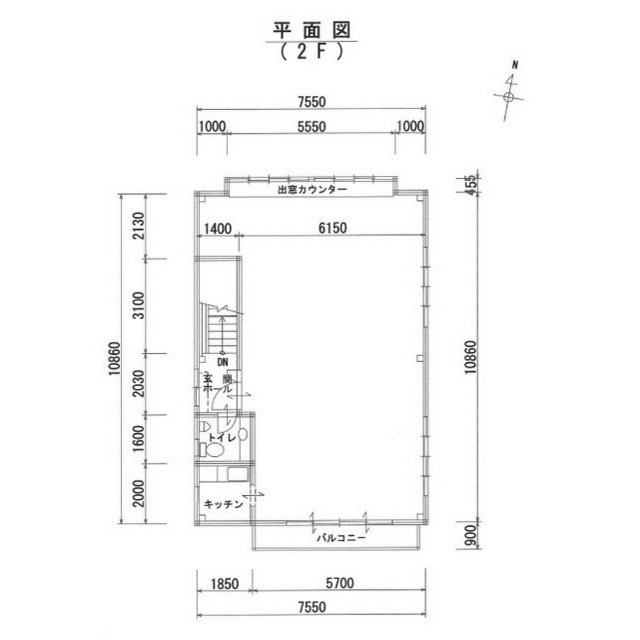 岐阜市明神町２丁目の事務所の間取り