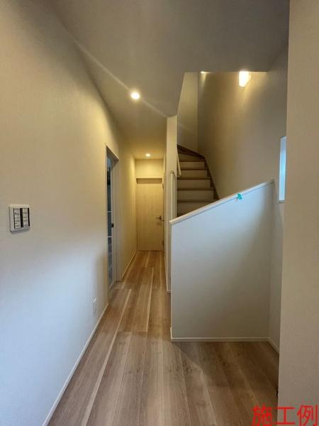西尾市熊味町第1　全2棟・1号棟の玄関|施工例
