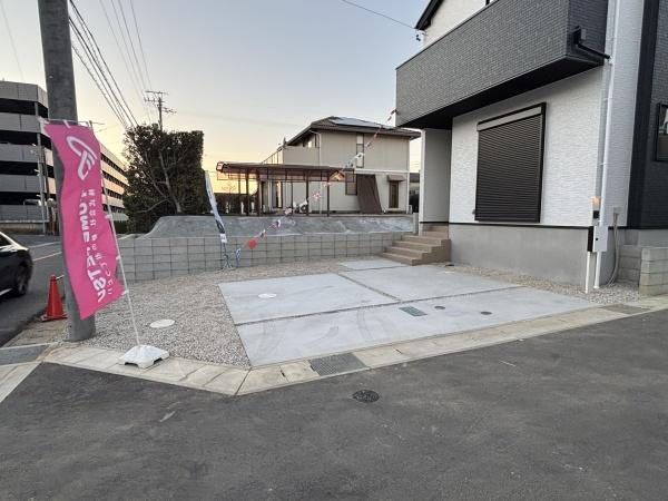 豊田市細谷町1期　全6棟・1号棟の駐車場|広々２台駐車できます！