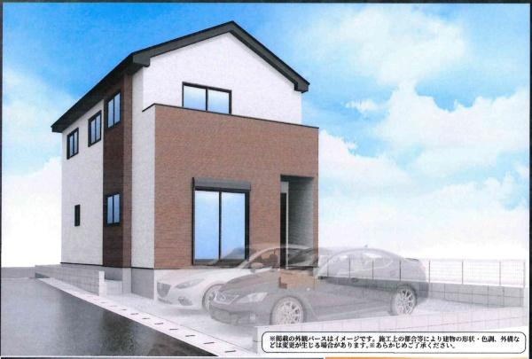 豊田市細谷町1期　全6棟・5号棟の外観