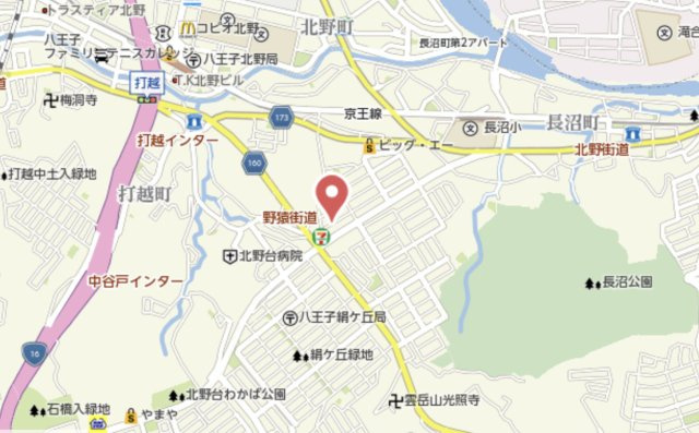 『八王子市新築戸建て』八王子市絹ケ丘1-15-3【仲介手数料無料】の地図|～仲介手数料無料☆八王子ひなた不動産～八王子市絹ケ丘　新築戸建て