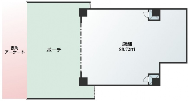 Phoenix店舗の間取り
