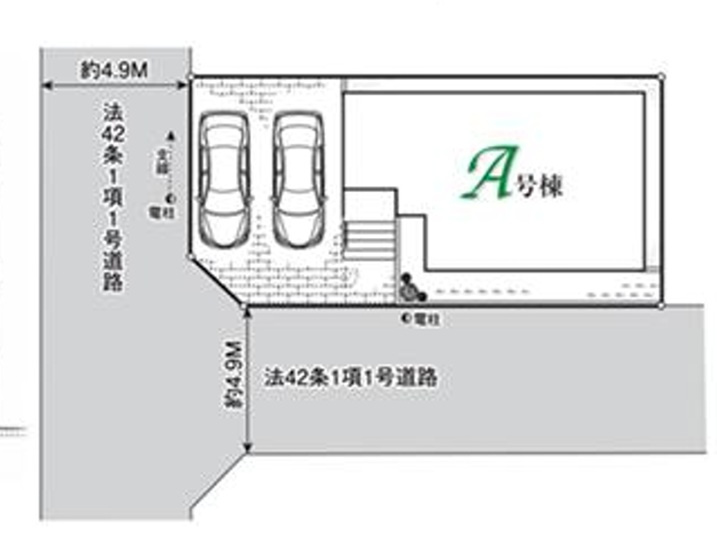 ハートフルタウン入間高倉２期　全１棟の区画図
