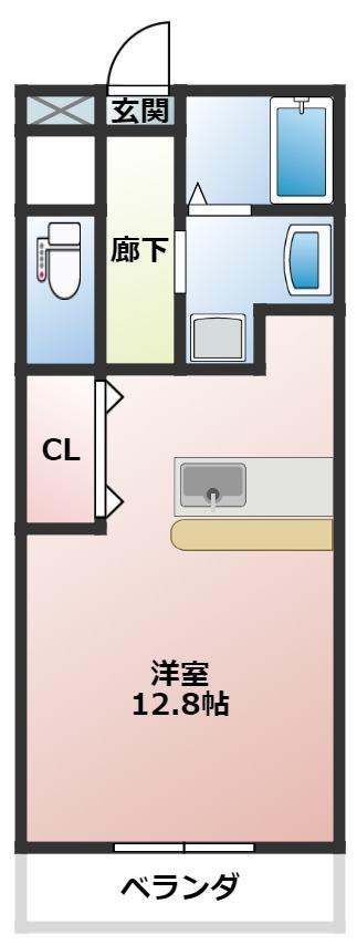 ビアンシュール美園の間取り
