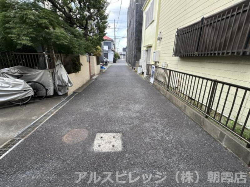 土地/新座市栄４丁目の前面道路含む現地写真|前面道路含む現地写真です