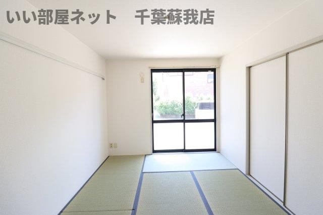 ソレイユ若葉　Aの和室|和室があれば、来客や子供用のスペースとして活躍します