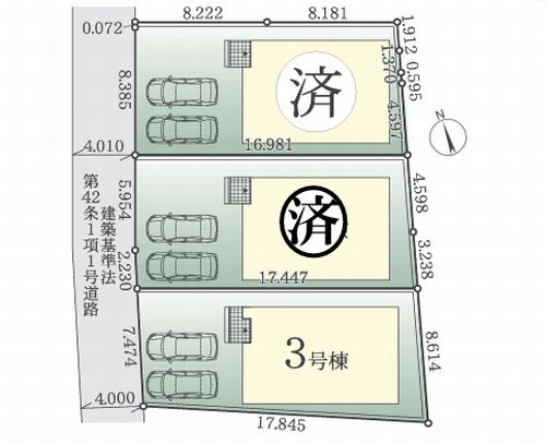 【間取り】 | 【仲介手数料０円】藤沢市高倉　新築一戸建て　全3棟 | 2号棟　藤沢市高倉　新築一戸建て　全3棟