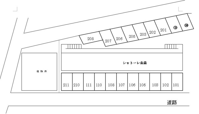 【区画図】 | シャトーレ金森