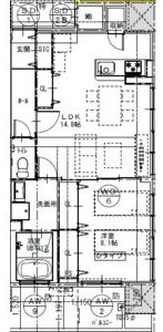 さくらHills ROKUBAN Platinum Residenceの間取り