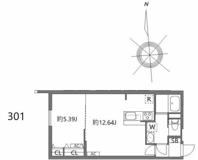 ルオーレ上北沢駅前の間取り