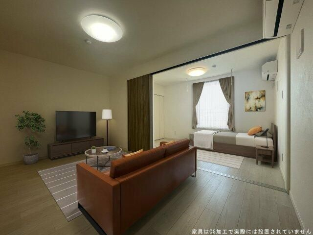 ルオーレ上北沢駅前の居間・リビング