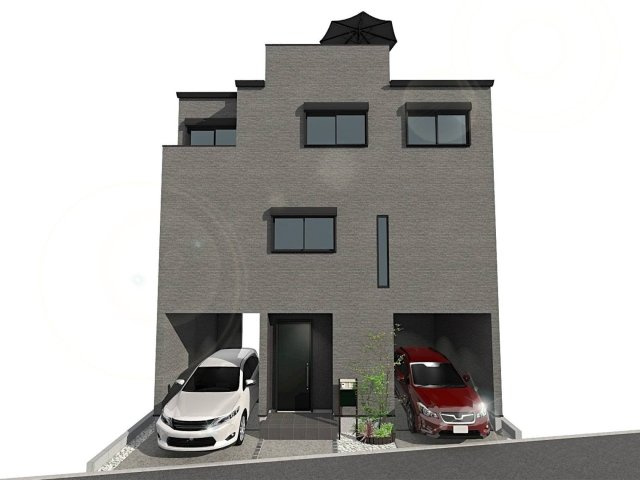 大阪市都島区都島中通3丁目　2号地の外観パース