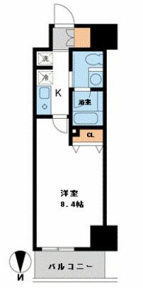 ウィルテラス千葉中央の間取り
