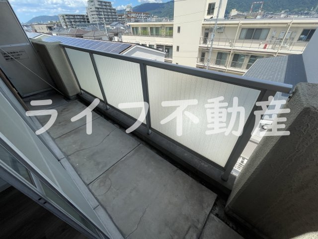 花園マンション巽のバルコニー