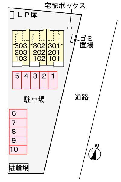 アウローラ　　　刈谷市の賃貸はクラスホーム刈谷店の駐車場