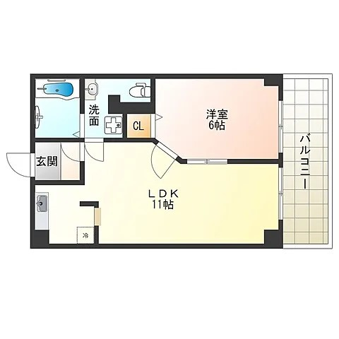 コーポラス翌檜の間取り