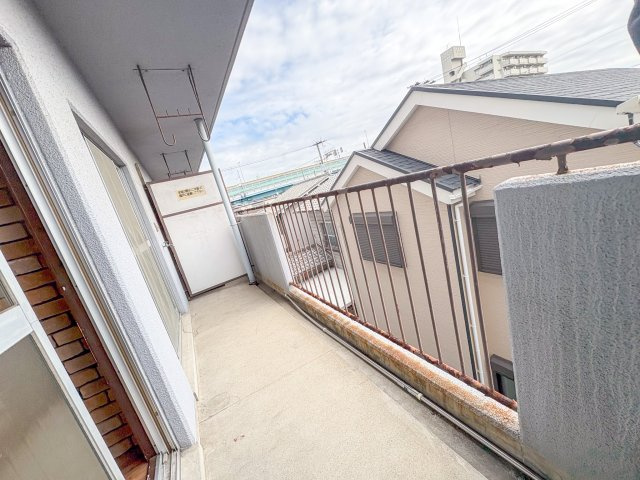 コーポラス翌檜のバルコニー
