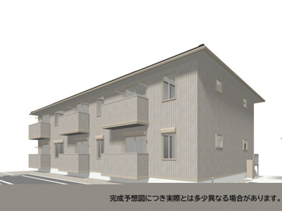【外観】 | （仮）D-ROOM戸頭分譲 B号地 | ※完成予想図につき、実物とは多少異なる場合があります。