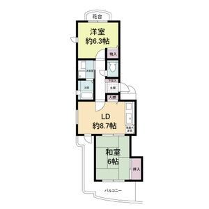 神戸市北区花山台の賃貸マンション