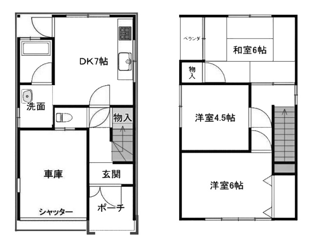 【間取り】 | 桂上野北町 一戸建