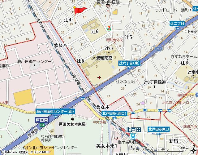 秋本マンションの地図