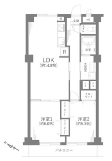 【間取り】 | パールハイツ原山