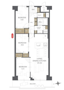 【間取り】ルネ須磨 